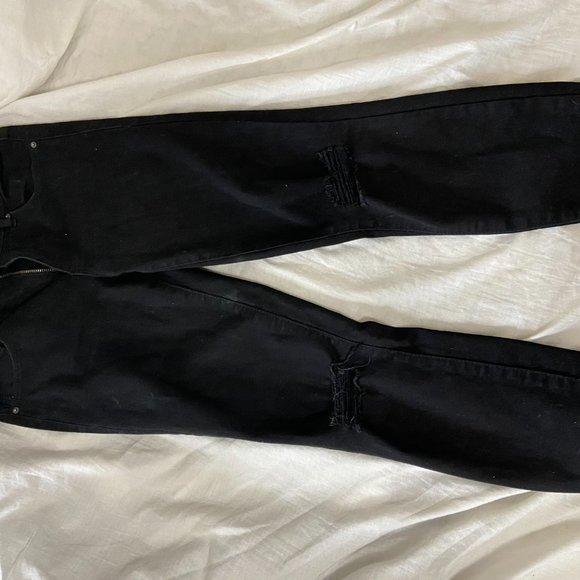 Garage Black Ripped Jeans - Picture 2 of 2